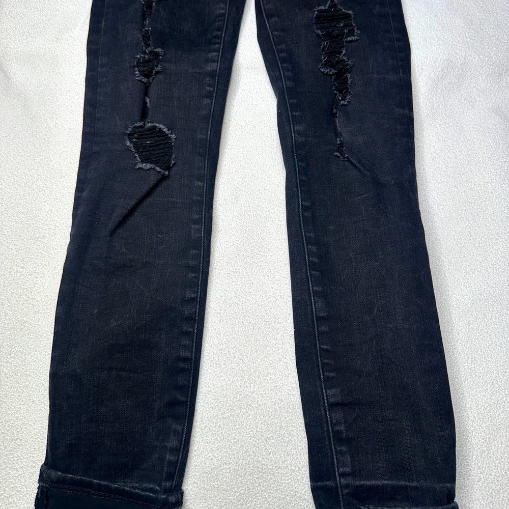 Abercrombie & Fitch Simone High Rise Super Skinny Distressed Jeans - Picture 4 of 8